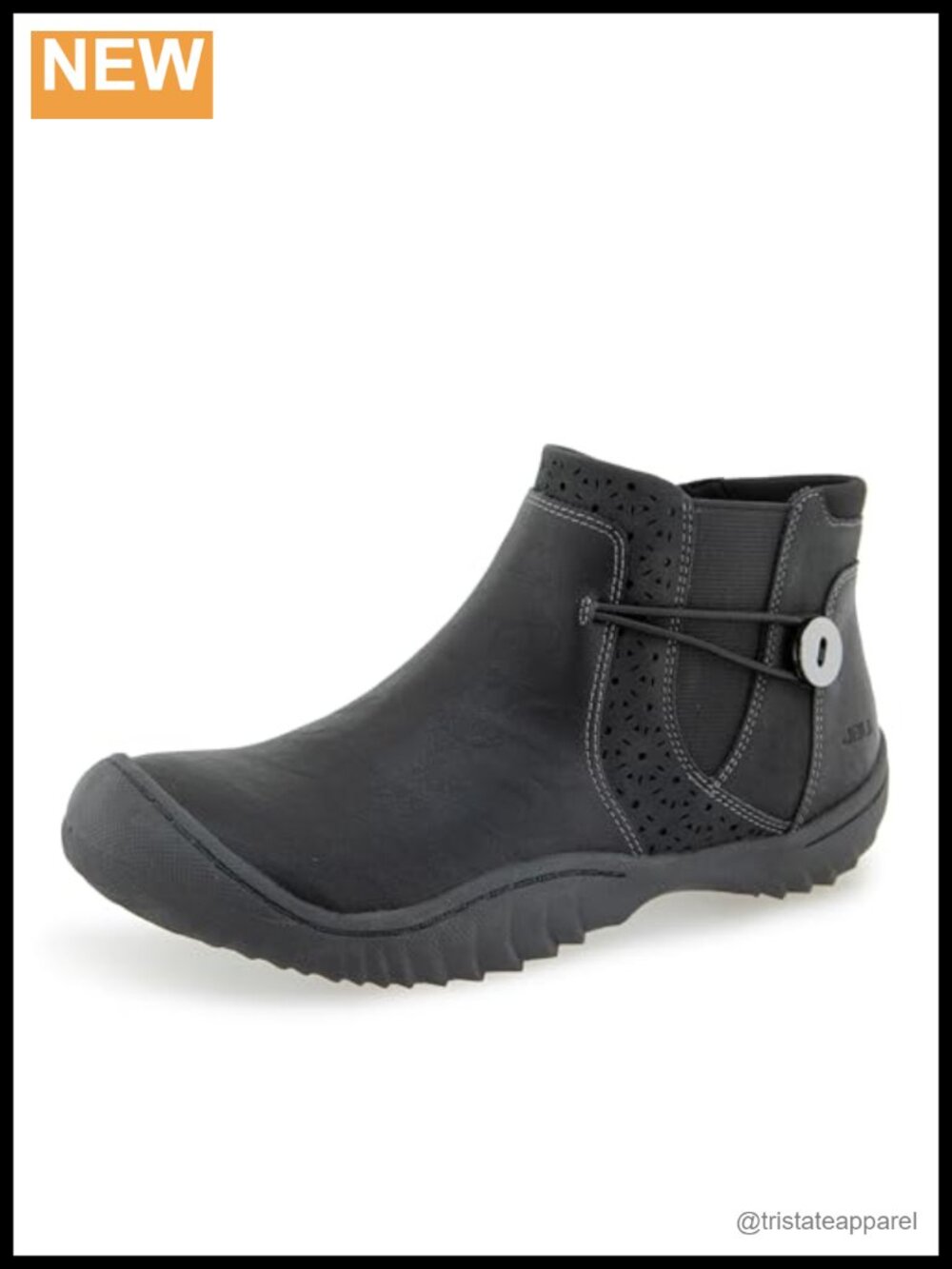 Jemma Water Resistant Side-Zip Ankle Boot with Arch Support